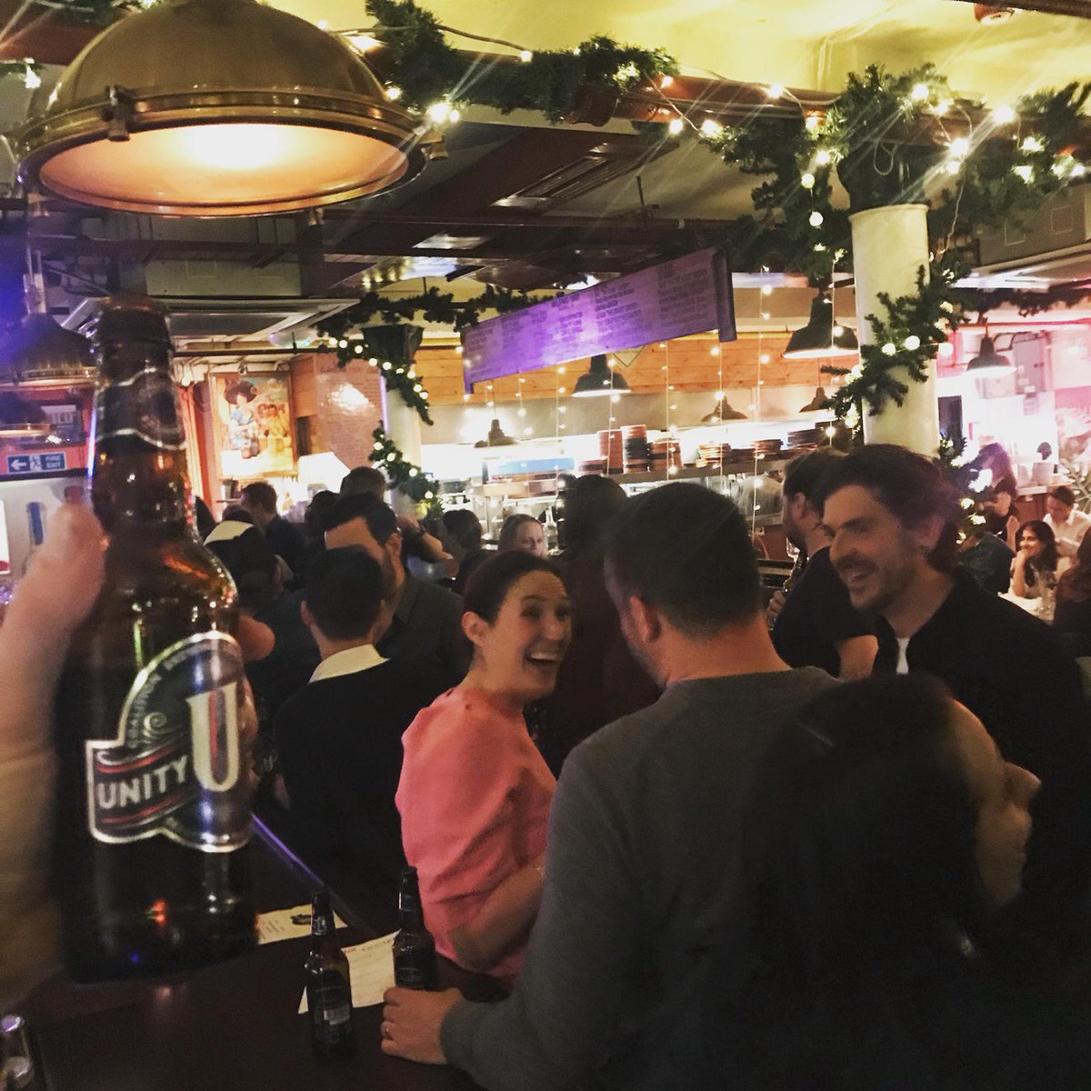 coalitionbeer's tweet photo. Lots of fun launching Unity Lager at the excellent @cafe_pacifico last night! @cafe_pacifico is a must if you're in Convent Garden. Best Margaritas in town and delicious Mexican food. #unitylager #beer #craftbeer #coventgarden #mexicanfood #FridayFeeIing https://t.co/x0RmrIvP76