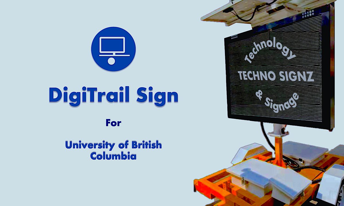 TechnoSignz's tweet photo. The #DigiTrailSign for #UBC
#TechnoSignz #Technology #Signs #Trailer #Message #Board #YEG #Edmonton #Alberta #Canada https://t.co/4jc3u7CXyT