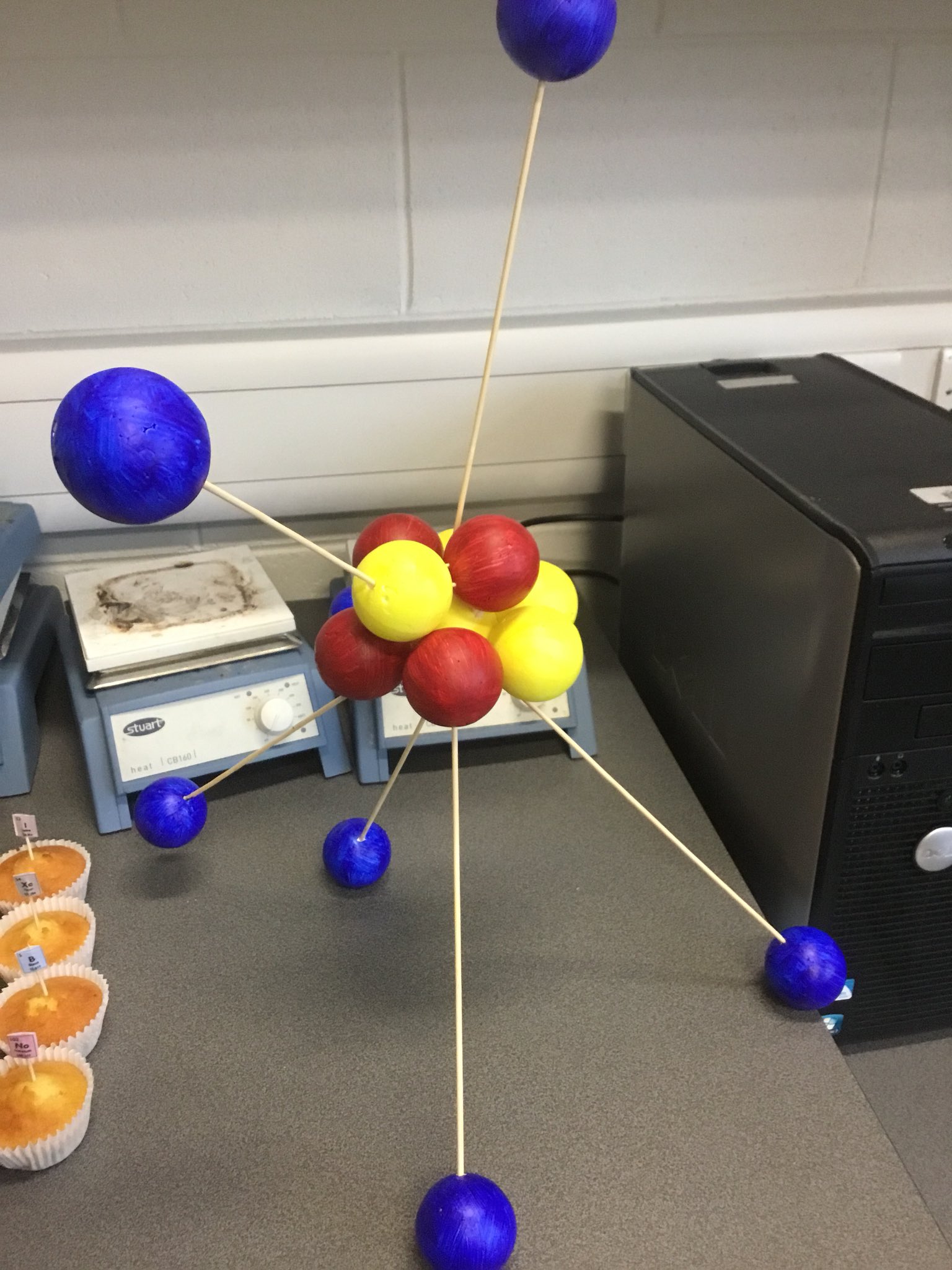 Nitrogen Atom Model 3d Project