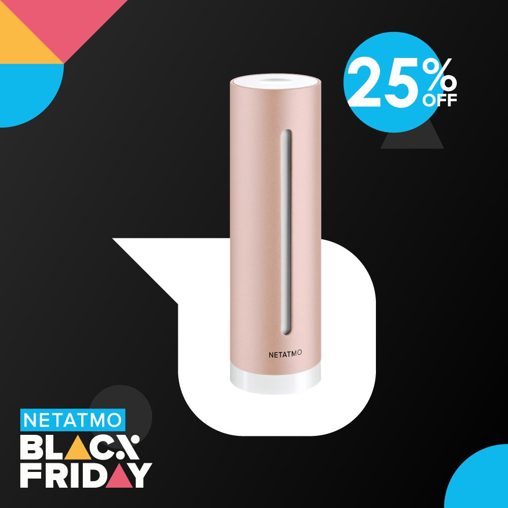 netatmo's tweet photo. Special Black Friday Contest! 📣 Like and RT to try to win one of the Netatmo smart devices included in the Black Friday offer! Good luck everyone! ❤️ ➡️ https://t.co/dfjtS9f4A7 https://t.co/YIOQW9O03f