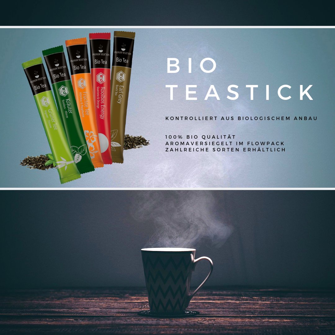 Unfassbar einfach in der Anwendung ist der raffiniert entwickelte TeaStick. Einfach Stick in die Tasse geben, heisses Wasser zugeben, ziehen lassen - fertig! Direkt zum Produkt igelshop.de/werbeartikel-b…
#teastick #biotee #igelshop #berlin #bedrucken #werbemittel