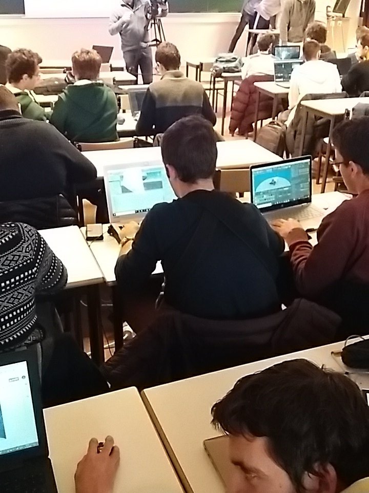 Rennes_CS's tweet image. #CodingWeek @Rennes_CS l&apos;épreuve finale de la soutenance