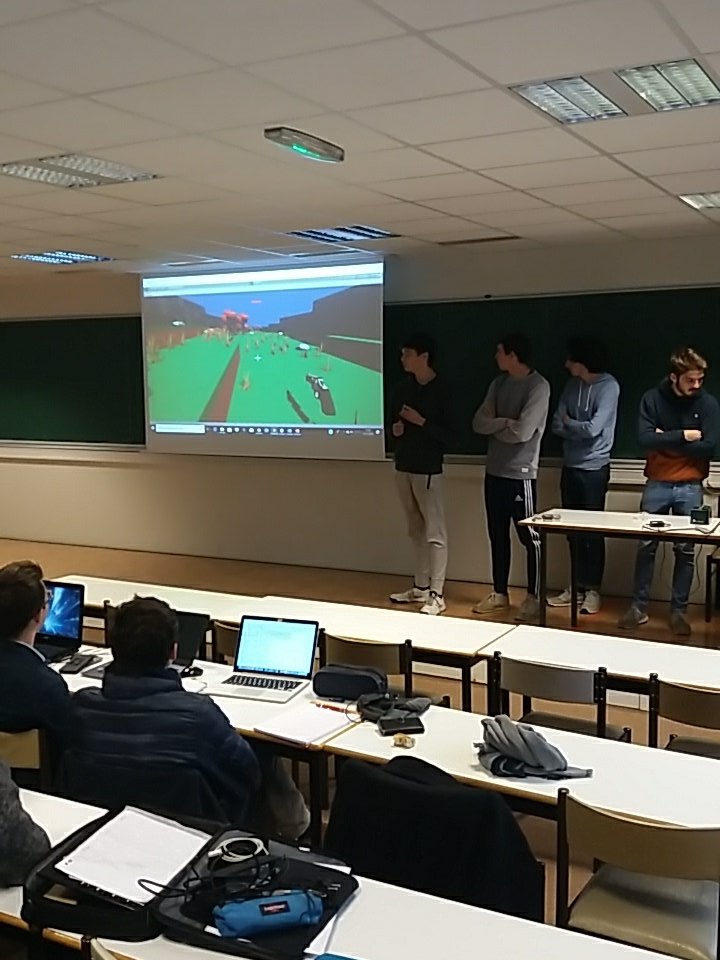Rennes_CS's tweet image. #CodingWeek @Rennes_CS l&apos;épreuve finale de la soutenance