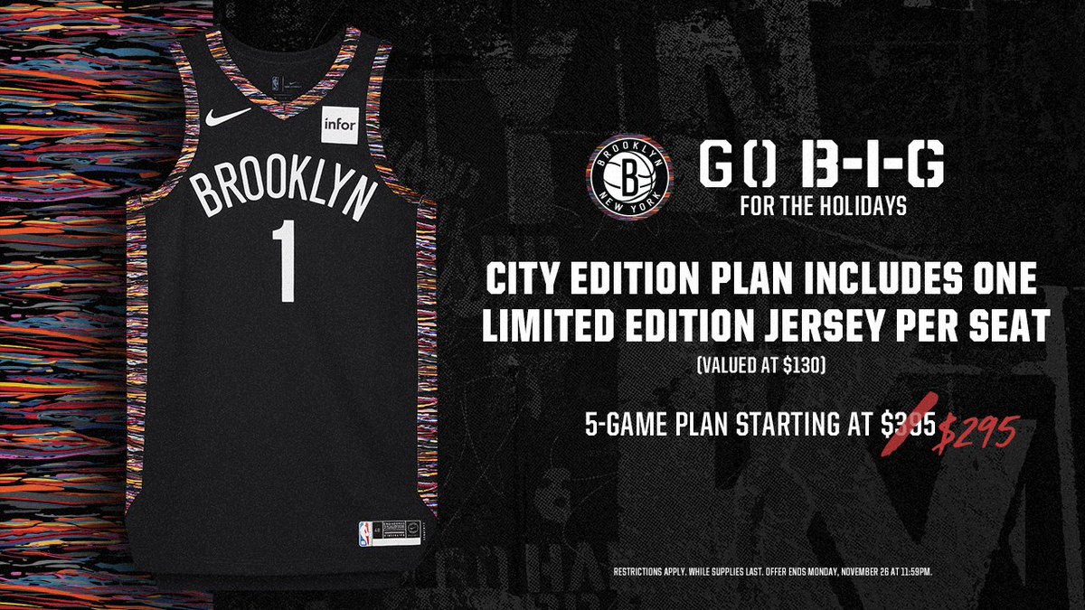 Brooklyn nets city edition jersey