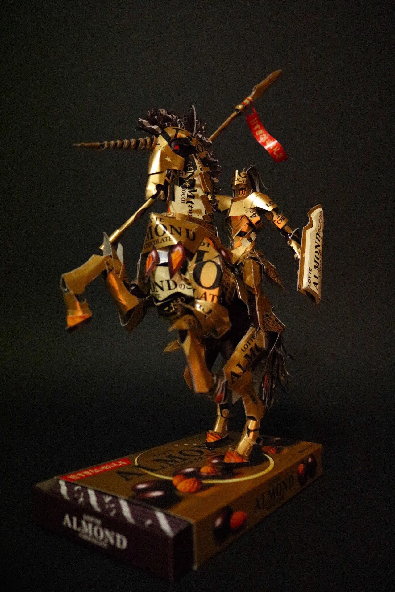 工作の域を超えているｗｗｗアーモンドチョコレートの箱で工作！すごいですｗｗｗ