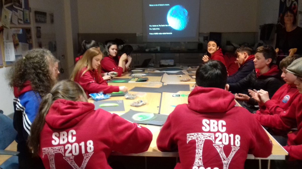 skysketcher's tweet photo. Lots and lots of #DeadlyMoons produced by 3 groups @NMIreland Turlough Castlebar. #ScienceWeek rulers #NASA moon cards and @EIRSAT1 leaflets #Mayo https://t.co/4EtRmXKFOB