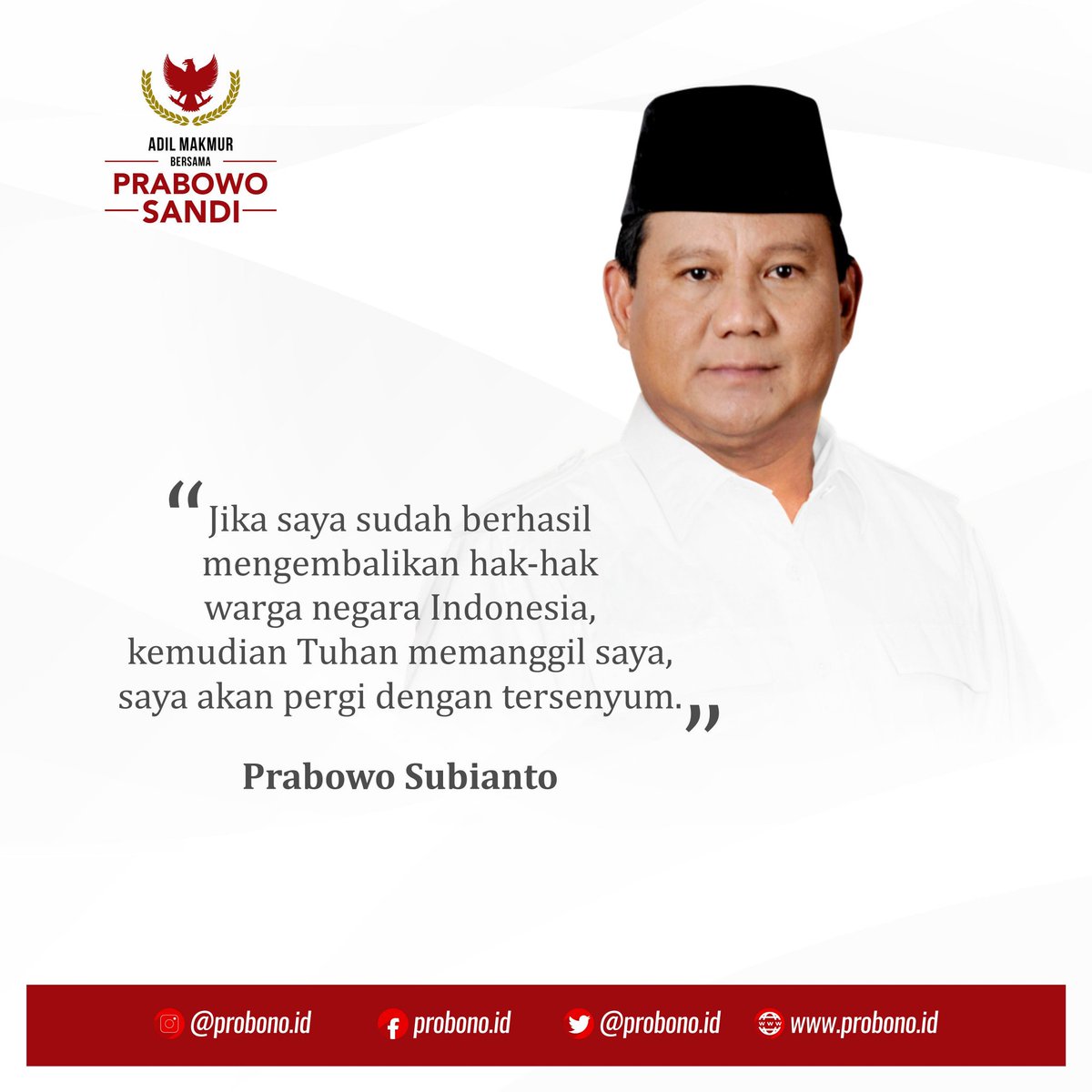 ProbonoJ's tweet photo. Subhanallah. Demikianlah ketulusan keduanya, Bapak Prabowo dan Abang Sandi. Semog datang pertolongan Allah Swt. kepada kita. Aamiin
Ketulusan Abang Sandi

PILIH NOMER 2 PRABOWO-SANDI

#probonojateng #prabowosandi #adilmakmur #indonesiasejahtera #pas #2019gantipresiden https://t.co/ao2nWxLB1o