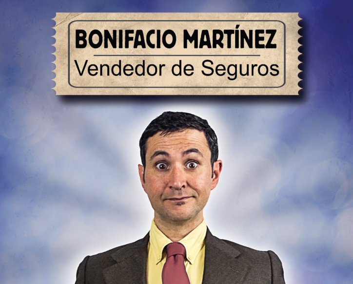 [#TeatroMagia] Bonifacio Martínez, vendedor de seguros. Un espectáculo para toda la familia en el que a través de la magia y el humor... ⭐¡La diversión está asegurada!
🗓 Domingo 25 de Noviembre
🕛 A las 12.00h
🎟 Entradas 7€ Anticipada y 8€ Taquilla 👉 bit.ly/2PHTosU