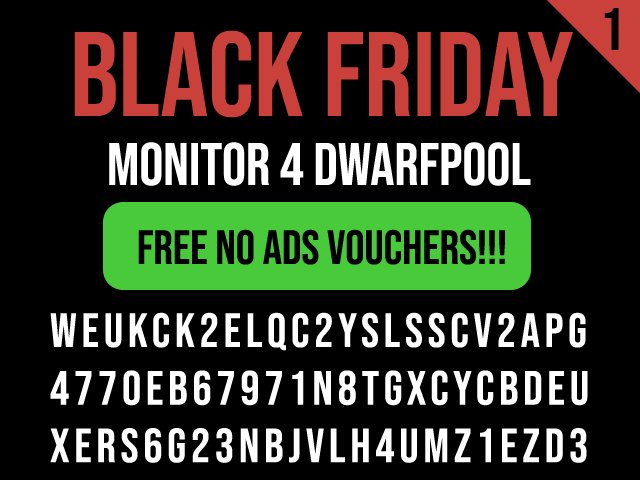 Tools4Monitor's tweet photo. Bit of a pause but we are back, and straight to #BlackFriday... giveaway of 3 codes for #Dwarfpool monitor. Enjoy and check our enlarged, i.e. Bitcoin&Cryptonews app, #cryptocurrency related portfolio https://t.co/3dnyVqVDFo https://t.co/sanhz6uzTM