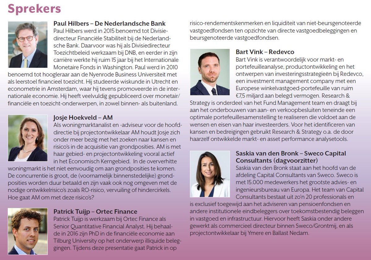 Vanmiddag VOGON Symposium over Vastgoed &amp; Risico. Bijdragen van o.a. Redevco, De Nederlandse Bank en AM. 
Vooraf nog de onthulling van nieuwe website (zie vogon.nl) en uitreiking VOGON Research Award 2018 aan schrijvers van beste artikel in de RERQ. <a href="/FaktonNews/">Fakton</a>