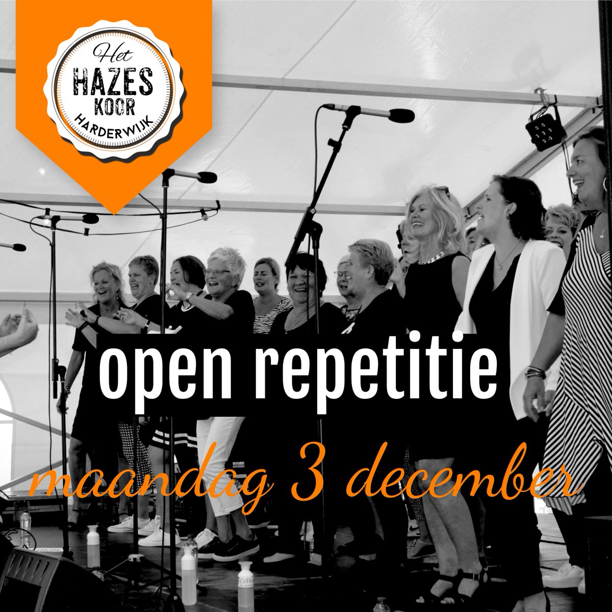 hethazeskoor's tweet photo. Op maandag 3 december 2018 hebben we een open repetitie in #Harderwijk! Lijkt het je fantastisch om de prachtige nummers van #Hazes op een mooie manier te zingen in een supergezellig maar hardwerkend en dynamisch #koor? Check dan de info op onze website: https://t.co/pKjQCLqqdt https://t.co/HgFuFXuC5m