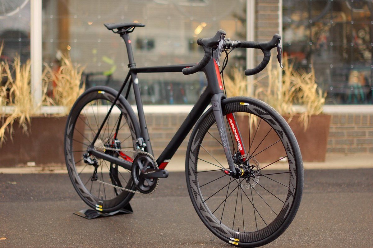 Argon18bike's tweet photo. Happiness is spending more time on the saddle, less on the sofa! Photo: @The_PRW #Argon18 #GalliumProDisc #RoadBike #OutsideIsFree #FridayFunday https://t.co/H9iuPg919O