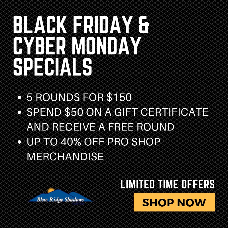 BlueRidgeShadow's tweet photo. Cross the golfer off your list this Black Friday & Cyber Monday! We've got the perfect gift option available, but only for a limited time! Shop now: https://t.co/4EY7byKH0E #BlueRidgeShadows https://t.co/TU3GcfNzPJ