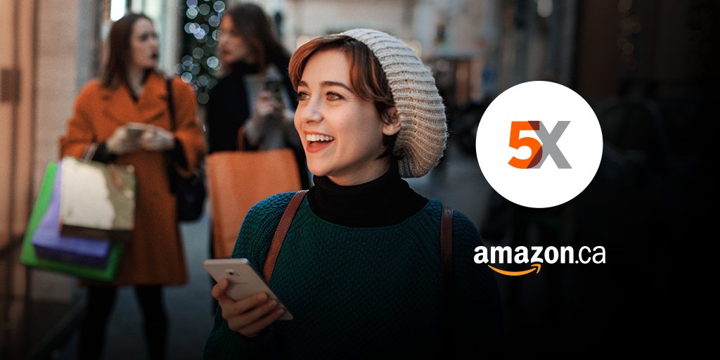 Aeroplan's tweet photo. Find #BlackFriday deals via the eStore and earn big! Earn 5X the miles on Black Friday &amp; Cyber Monday deals when you shop @amazonca via the @Aeroplan eStore until Dec. 2. #withAeroplan https://t.co/GsJE9dwcIO https://t.co/mdUxVjsugu