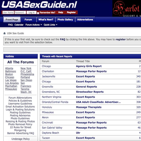 A List of all "The Best Escort Forums & Review Websites"#USAS...