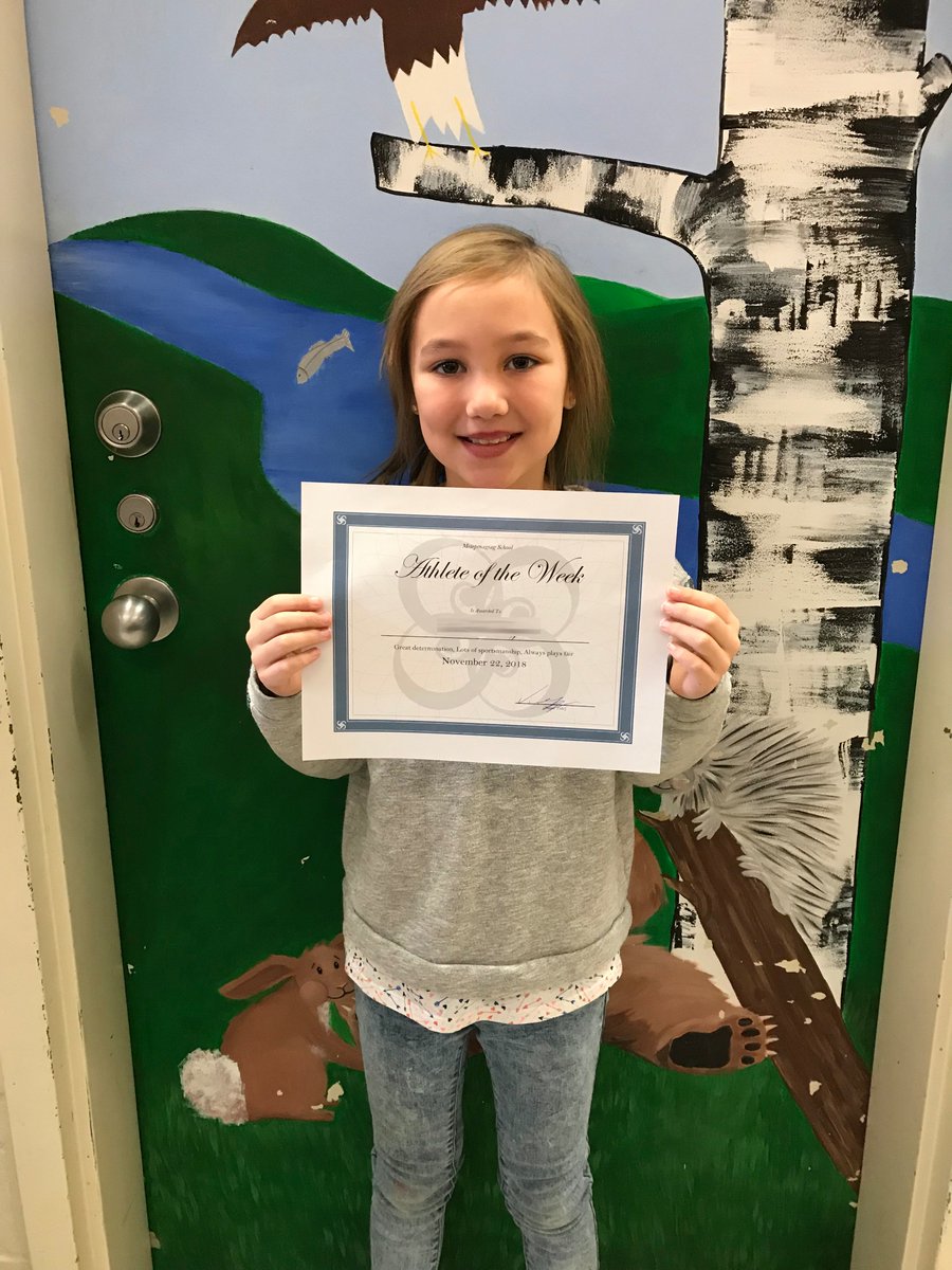 met_school's tweet photo. Metepenagiag's athlete of the week! https://t.co/N6vmKGRUvu