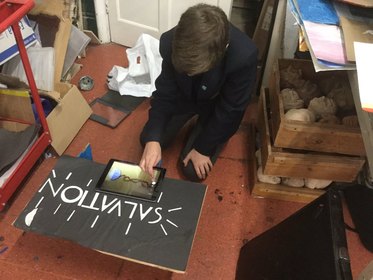 Year 9 stop frame animation in action. <a href="/RGSHWArt/">RGSHW Art</a> <a href="/rgshw/">RGSHW Headmaster</a> @