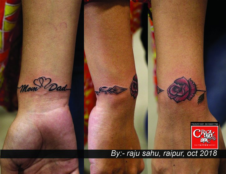 Mom Dad Tattoo Designs Ace Tattooz  Best Tattoo Studio in Mumbai India