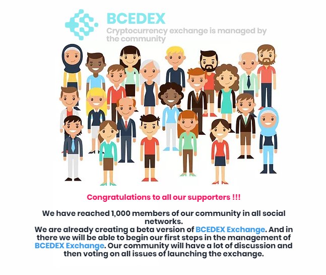 BCEDEX Exchange tweet media