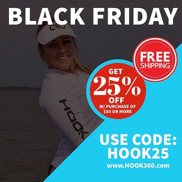 360Hook's tweet photo. Black Friday a GO! Get 25% OFF when you spend $50 + FREE SHIPPING for 24 hours only. #fishing #lures #flyfishing #boating #thegreatoutdoors #hiking #hunting #camping #bassfishing #troutfishing #trucks #america #saltwaterfishing #freshwaterfishing #travel #snowboarding #saltl… https://t.co/usAQEF20ZT
