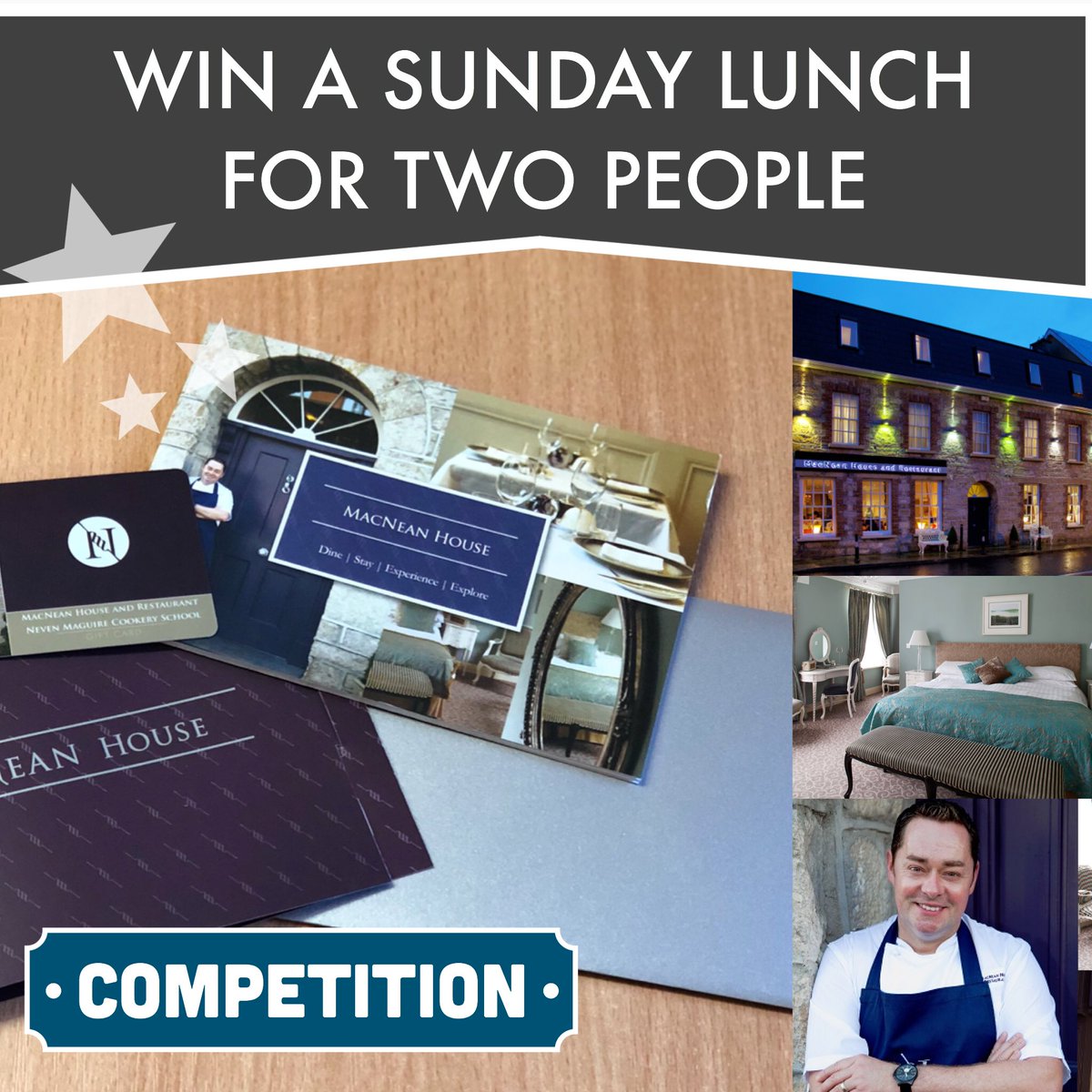 macneanhouse's tweet photo. We have the Black Friday feeling today in #blacklion....We are giving away a voucher for Sunday Lunch for 2 people! To enter, follow us, like &amp; RT this tweet. #BlackFriday #voucher #Giveaways #competition https://t.co/eEhdpy6uDF
