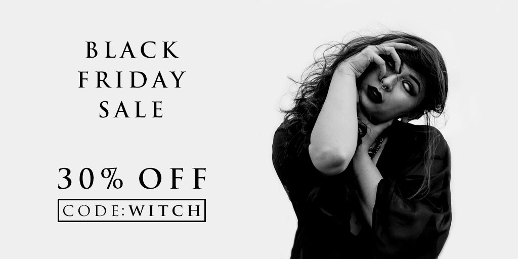 Black Friday starts today!
SAVE 30% on your ENTIRE ORDER!
Use code WITCH at checkout 🔮

thefourthapparel.com

#thefourthapparel #blackfriday2018 #blackfridaysale #sale