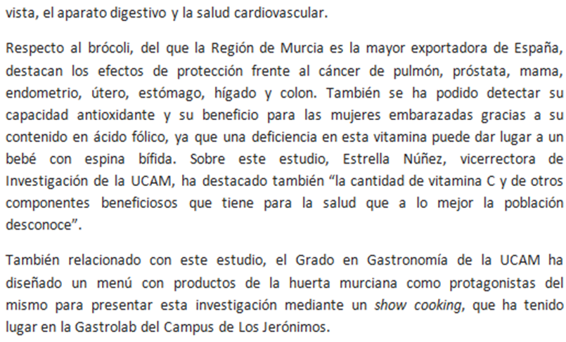 Salud_21's tweet photo. El #efectoprotector del #pimiento y el #brócoli frente al #cáncer. #Nutrición #Alimentación #Oncología #Gastronomía #Gastrolab @UCAM_Investiga @UCAM_Alimenta @UCAMGastronomia https://t.co/AIw2tmr7oV