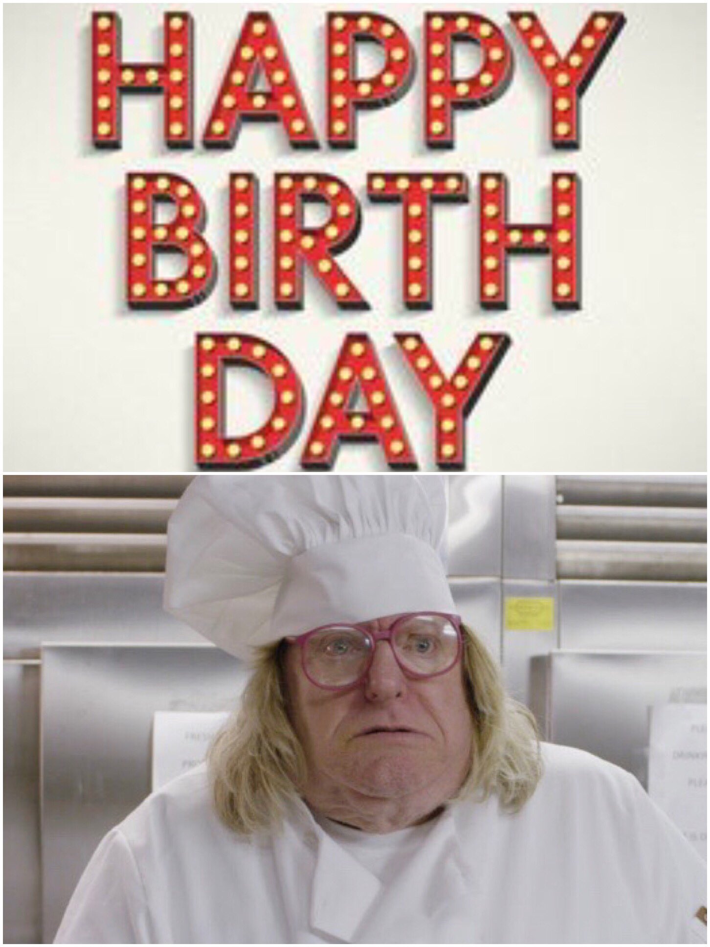 Happy Birthday Bruce Vilanch (Chef in STILL STILL WAITING IN THE WINGS) 