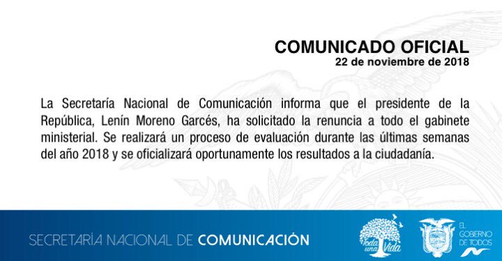 CIAM_Ecuador's tweet photo. El desafío estimado @lenin es ubicar un ministro con la experiencia y sobre todo el título que acredite dichos conocimientos profesionales, creemos firmemente que el nuevo ministro debe ser un Ingeniero Ambiental @Ambiente_Ec https://t.co/6rWrlQAhZ9