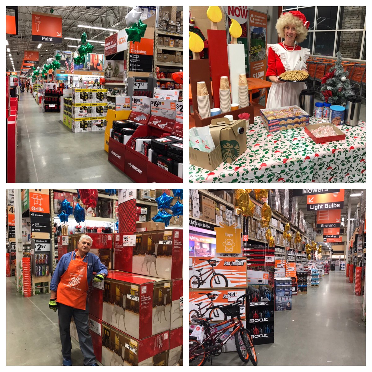 Black Friday $avings is afoot at The Home Depot! Mrs. Claude came to kick off the BIG holiday selling season with us! #selling@soquel #itsxmastime