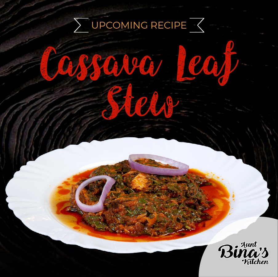 auntbinas's tweet photo. Our next recipe "Cassava Leaf Stew"
#AuntBinasKitchen #Recipe #NextRecipe #UpcomingRecipe #Chicken #Zucchini #Soup #Cassava #Leaf #Stew https://t.co/Kqimr0ig2M