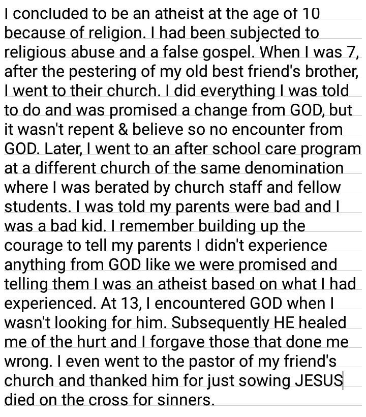 TUPPodcast's tweet photo. This is how I survived religious abuse: GOD saved from my sins & I forgave those who actually wronged me. #religion #destroys #JESUS #saves #theFATHERlovesme #HEwantstoloveyoutoo #justrepent #believe #EncounterGOD #bechanged #befilled #BeBlessed #thankGODformypastors #part1 https://t.co/4HXProKnXv