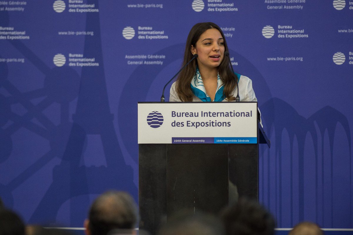 LIVE: "I’m so excited to think that during Expo, we’ll get the chance to go to these places, to see performances from
some of the world’s most exciting artists &amp; performers."

Aliya Ahadova, in her 20s, on the importance of #BakuExpo2025 for young people.

#WorldExpo2025