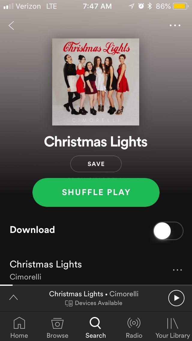Cimorelliband's tweet image. CHRISTMAS LIGHTS IS OUT NOW!!!!!!

open.spotify.com/album/4JAjVAWd…