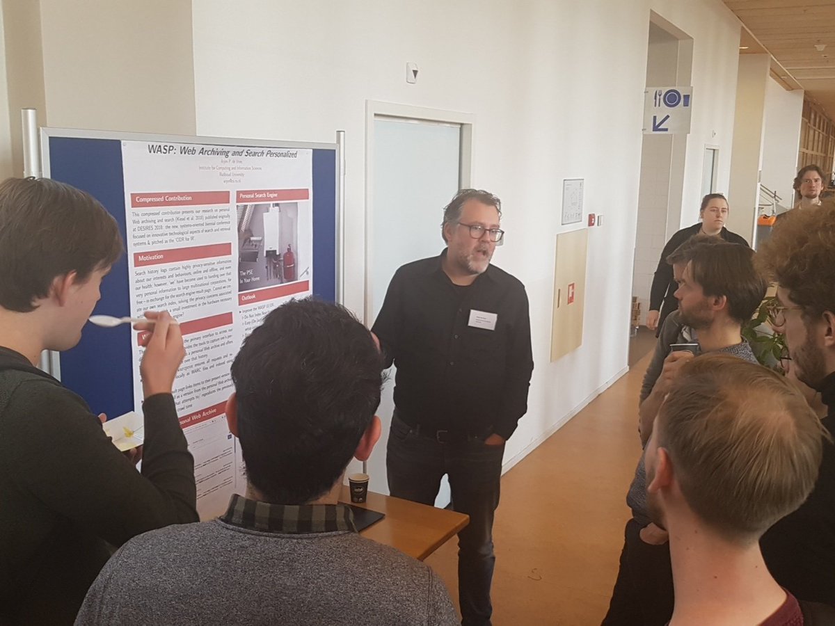 DIR_2018's tweet photo. Poster and demo session going on #dir2018 https://t.co/rpyYMj82ce