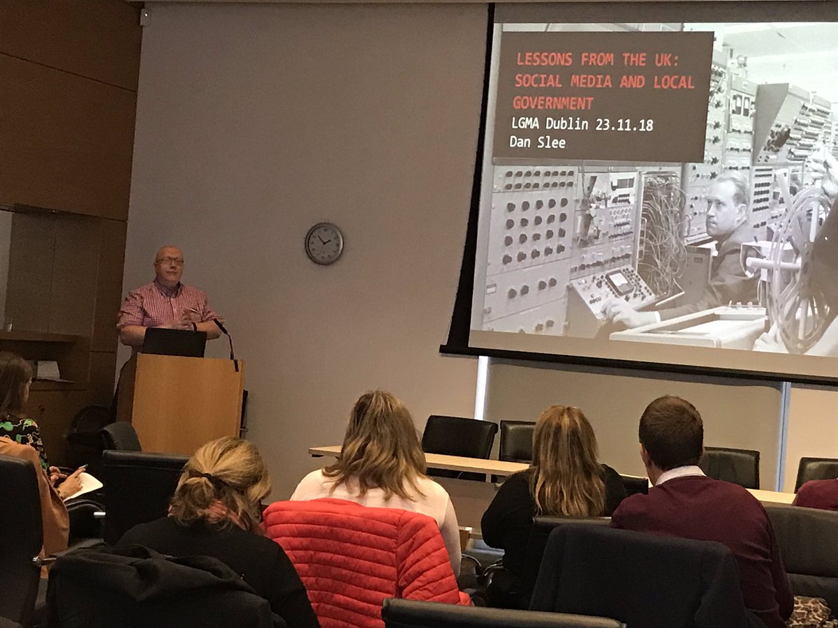 LocalGovIre's tweet image. Great to have @danslee here at #LocalGovComms to tell us about his experience working on #socialmedia and #localgovernment in the UK @comms2point0
