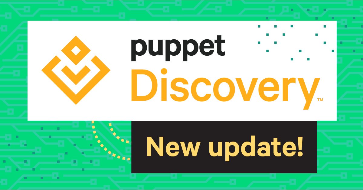 puppetize's tweet photo. Easily add hosts from #OpenStack with Puppet Discovery 1.6. Experience multi-criteria filtering to discover resources faster and take action with support for ad-hoc and one time command tasks. Learn more from two Puppet sr. product managers: https://t.co/pMTA8BjewL https://t.co/GB0VmBuSh3