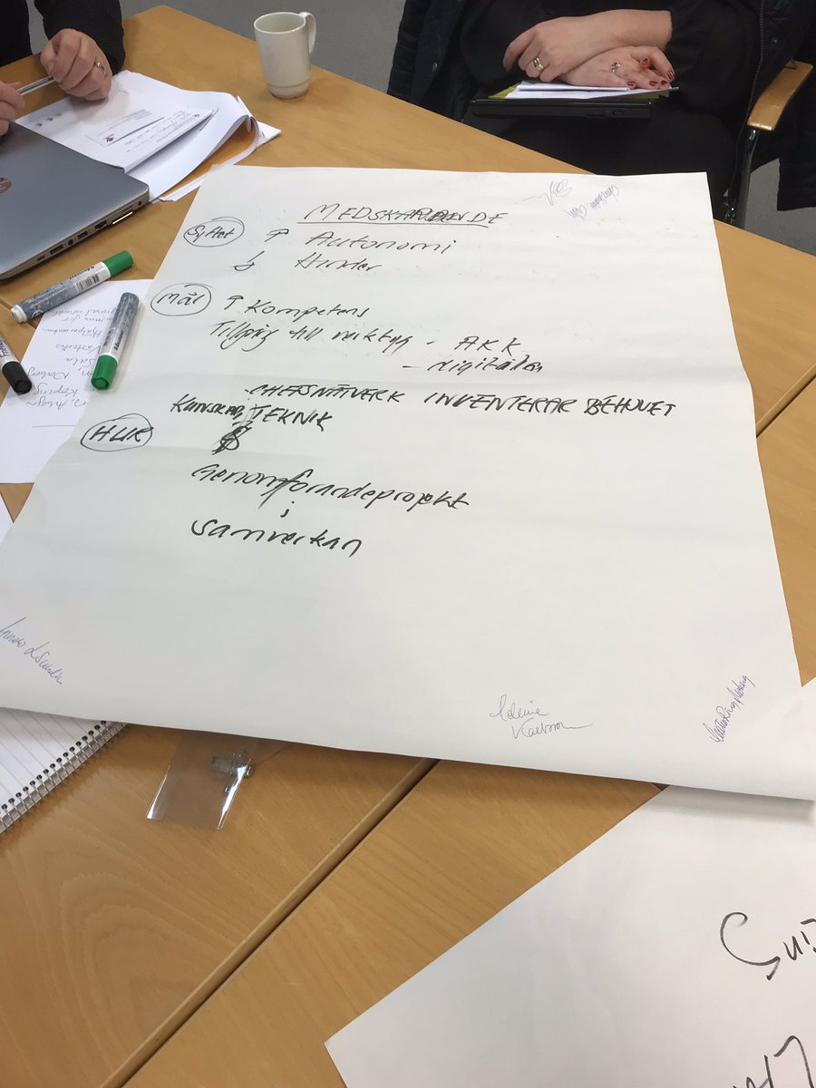 En underbar dag i Västerås med #chefsnätverkregionvästmanland funktionshinderområdet! #Positionspapper Funktionshinder o delaktighet diskuterades o arbetades med!