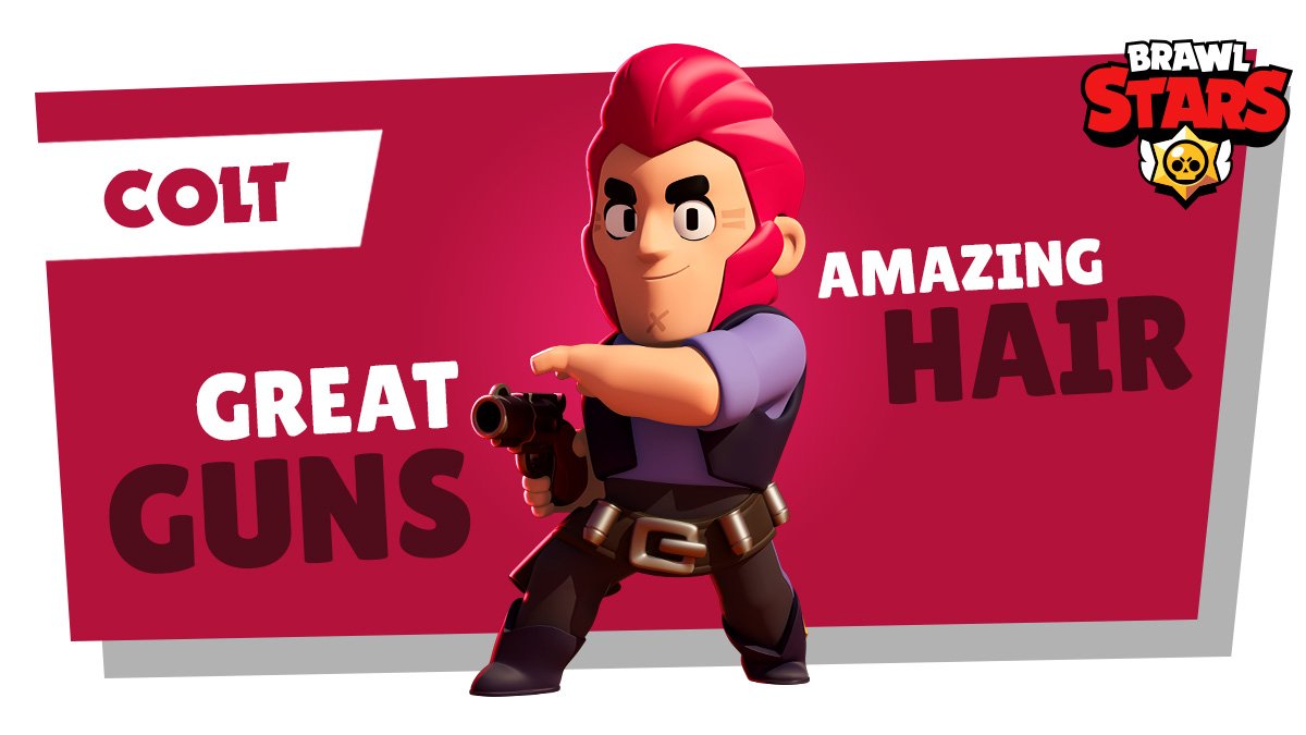 Brawl Stars On Twitter Introducing Colt He Fires A Burst Of Bullets From His Revolvers - colt 2017 brawl stars
