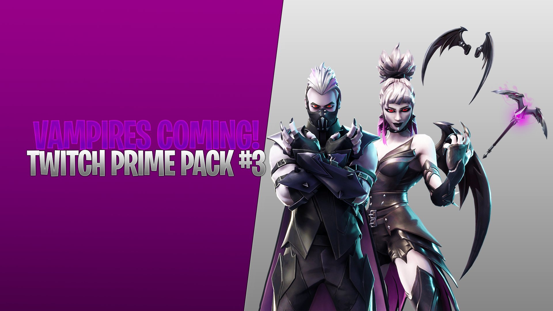 Fnbrbananik Fortnite Leaks News Vampires Coming Twitch Prime Pack 3