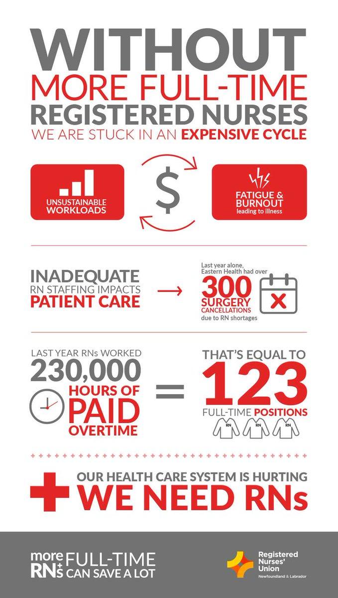 RNU_NL's tweet photo. Last year, RNs worked 230,000 hours of overtime. We need a solution. #RNValue 

https://t.co/NulmXl2Wgg https://t.co/eV60vShNno