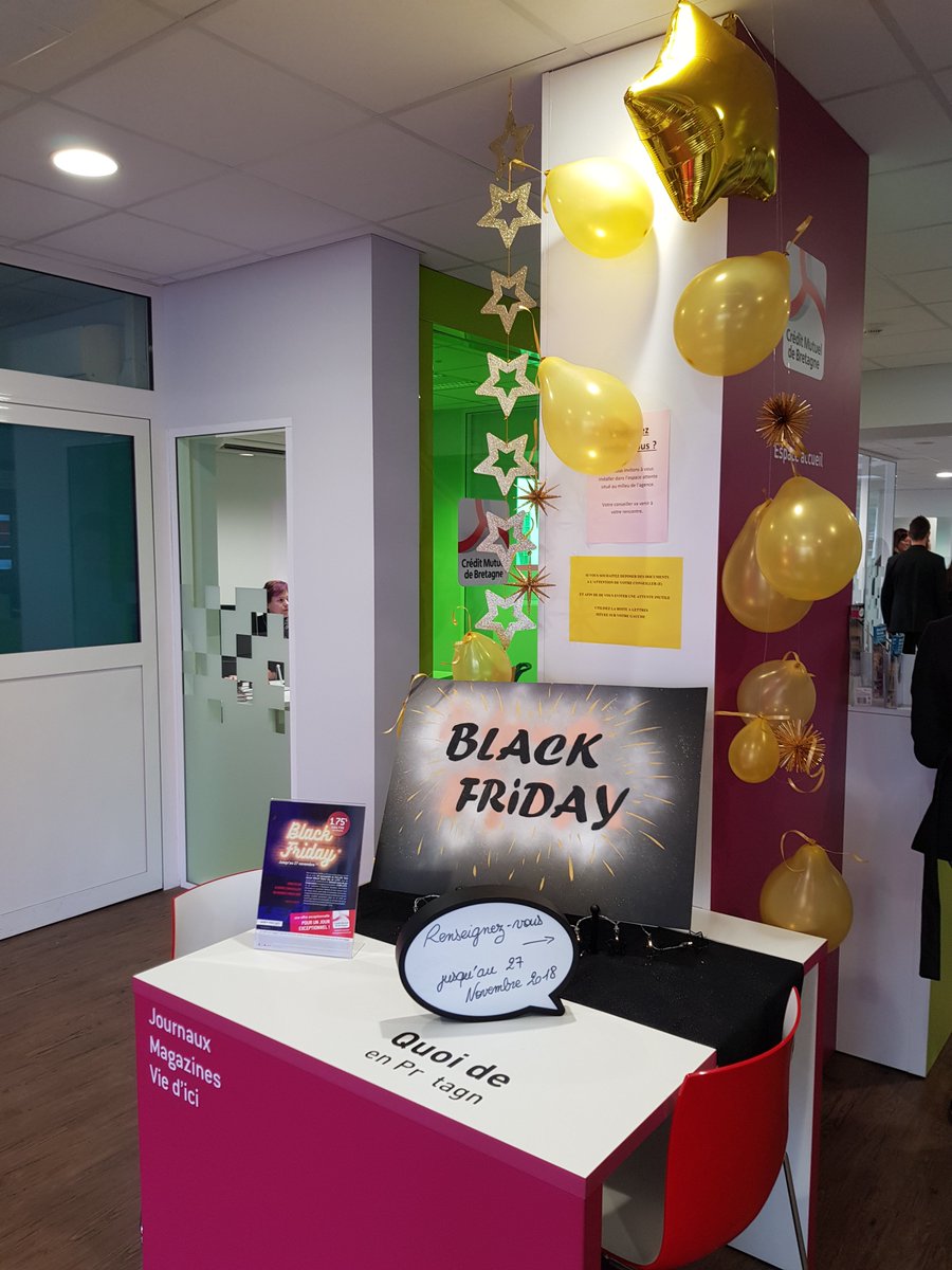 Le CMB de Brest Lambézellec vous accueille en mode BLACKFRIDAY!! @BlackFriday #blackdresscode #cmbbrestlambezellec @Utbrestiroise @WeAreArkea