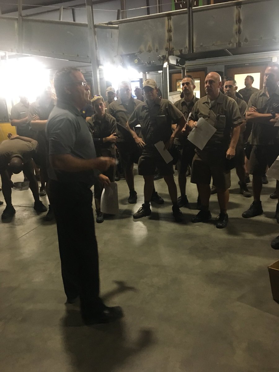 NaplesSafety's tweet photo. CHSP Co-chair Joe Arosemena and BM Tony Dibalsie stress the importance of avoiding CRAZY Black Friday drivers! Followed up with a knowledge check! #FLDistSafety #safetysquad239 https://t.co/S28oj9eXmP