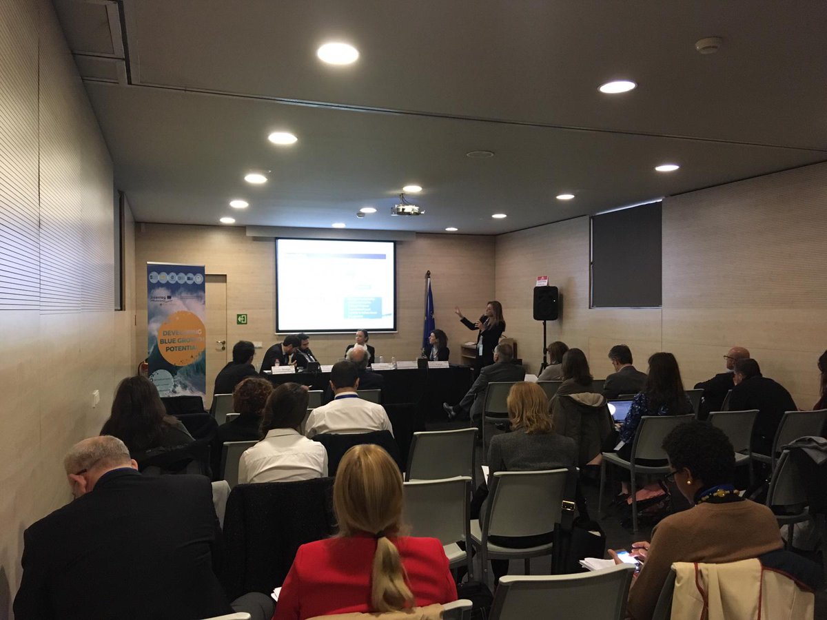 BlueGrowthCom's tweet photo. #BlueGrowth conference last session:
Promoting and creating synergies in the Mediterranean:
👉Núria Bedós from @PanoraMed project
👉Adela Franja from Adrion Interred Programme
"Next call will focused on innovation and transport" https://t.co/Z3vmED7U0z
