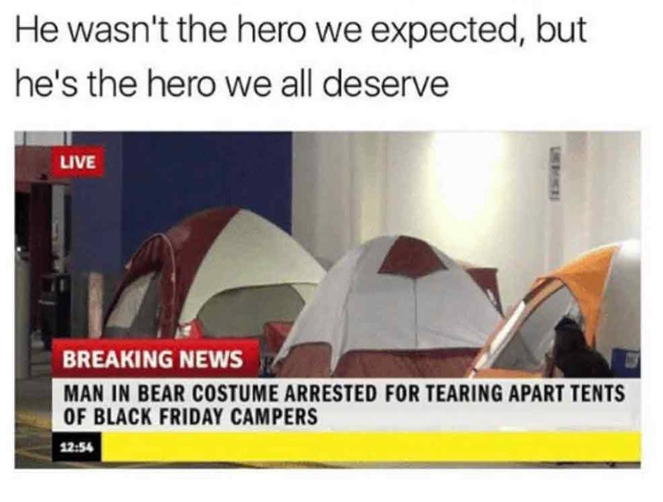MensHumor's tweet photo. This dude wins #BlackFriday https://t.co/nF1fvIUmyb
