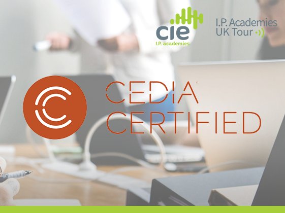 ciegroup's tweet photo. ALL of our I.P. Academies are now @CEDIA certified for CEU points. But what does this actually mean? To find out check out our latest blog: https://t.co/XGNU2omU14 #Cedia #CEU #points #IP #Academies #howtoav #avtweeps #proav #hometechproject https://t.co/vykLQlosCf