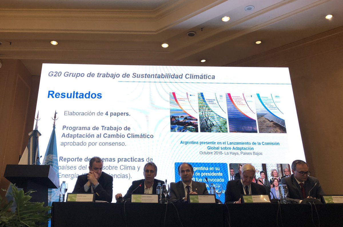 Gentilebruno's tweet photo. 👉🏻 En la semana de la Agricultura y la Alimentación 📌Panel ▶️ Rol de la Agricultura Argentina frente al #CambioClimatico hablando del Sistema de mapas de riesgo del CC #SIMARCC y del Plan Nacional de Agro y CC, Energía y Transporte y nuestro trabajo en el @g20org @AmbienteNacion https://t.co/5YpLmrPNqV