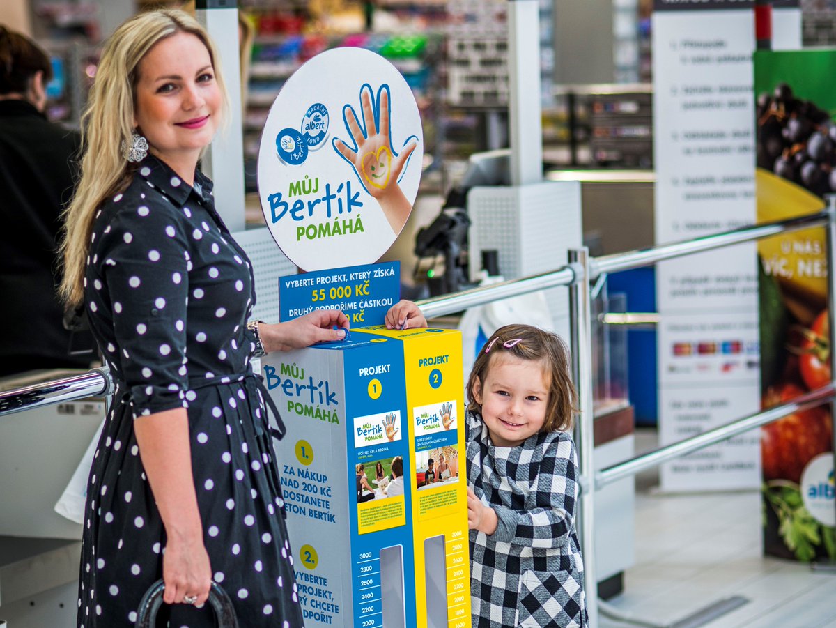 #BertikPomaha: O pomoci dětem z domovů rozhodlo téměř milion zákazníků!  #NadacniFondAlbert nyní na základě hlasování nakupujících rozdělí mezi 80 projektů celkem 3,6 milionu korun.