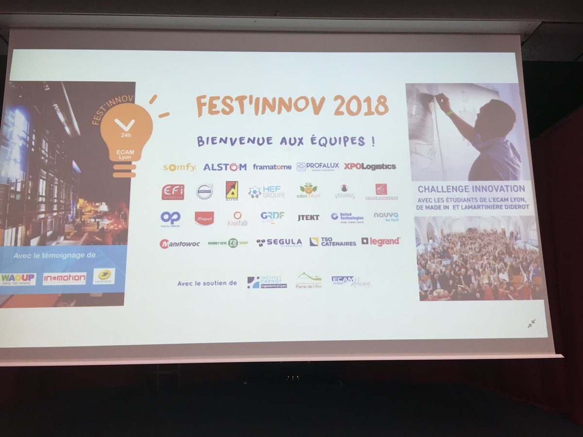 C’est l’heure du palmarès au #festinnov10 de ⁦@ECAMLyon⁩ 24h d’innovation non stop avec ⁦⁦<a href="/CE_RhoneAlpes/">PoC via badhacker0x1</a>⁩