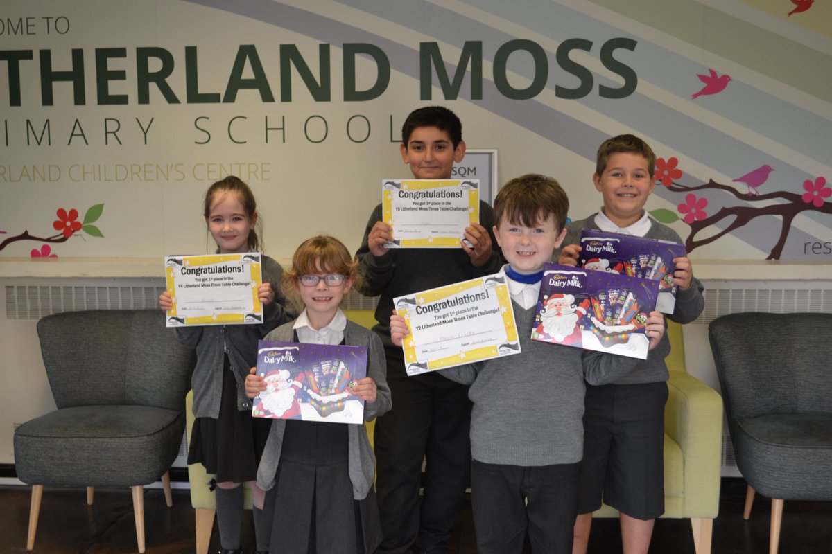 LitherlandMoss's tweet photo. Our brilliant mathematicians #timestableschallenge https://t.co/seFmIaTWwE